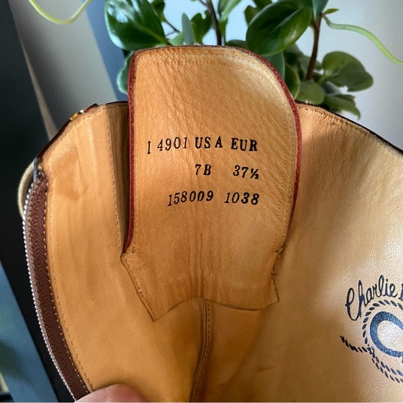 Charlie 1 Horse Sample Artisan Handcrafted Brazil Leather Multi Lace Up Heeled - Picture 12 of 14